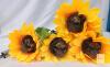 New Suncalla 26" Large Outdoor Sunflower Skull Solar Lights Skeleton Stake Lights for Garden Yard Patio Lawn .