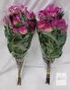 New 8-Pack 12" Rose Red Artificial Rose Bouquet Fake Silk Roses Flower Bunches
