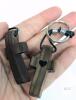New 5-Pack Handmade Black Walnut Wood Crosses Keychains, Crosses 2", Gifts For Parishioners Bible Study Missionary Work - 2