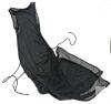 New Size XS Women's Cover Up High Split Drawstring Mesh Dress for Women Swimwear Bikini Cover Up See Through Dress Sheer Dress - 4