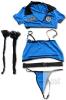 New Size MED Women's Sexy Naughty Prep School Student Cosplay With Fishnet Leggings