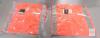 Kamazu GlowActive Class 2 4XL High-Visibility Orange Safety Shirts ANSI/ISEA Compliant, Qty 2
