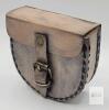 New 2 ⅝" Solid Brass Combination Sundial & Compass in Leather Pouch - 5