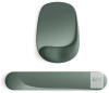 New Ergonomic Mouse Pad & Wrist Support Rest with Gel Wrist Support - Premium Lycra Fabric, Non-Slip, Ideal for Laptop & Desktop, Office & Gaming，Desk Accessories (09Sage Green Set)