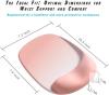 New Ergonomic Mouse Pad & Wrist Support Rest with Gel Wrist Support - Premium Lycra Fabric, Non-Slip, Ideal for Laptop & Desktop, Office & Gaming，Desk Accessories (09Sage Green Set) - 2