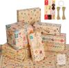 New Simpeak Wrapping Paper, 6 Sheets Gift Wrapping Paper 50 x 70cm with Jute String and Stickers, Kraft Wrapping Paper