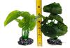 New Ovveroche 4pc Fish Tank Artificial Plant Decor, Weighted Bottoms For Livening Up Fish Habitats - 2