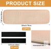 New 15PCS Peel and Stick Adhesive Stair Treads for Wooden Steps with Self-Adhesive Velcro Jute Stair Treads Rubber Backed Non Slip Jute Stair Rug Step Pad for Pet Dog 8"x30" Beige - 2