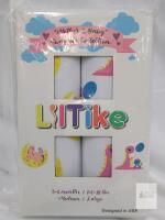 Liitike "Mother & Baby" Swaddle Collection, 3&ndash;6 Months, 2-Pack, Cotton, Animal Prints