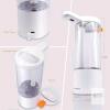 New Danawa Practical 17oz. Automatic Touch-Free Rechargeable Sensor Liquid Soap Pump Dispenser, Adjusted by Sensor Distance Liquid Output (White_Orange) - 2