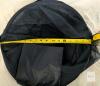 14.5" x 24" Collapsible Black Mesh Pop-Up Laundry Hamper, Breathable, Handles, Lightweight - 3