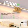 NewvShenmoyl Battery Operated Wall Sconce Set of 2, 10000mAh Rechargeable Wall Sconces with Detachable Battery, Indoor 350&deg;Rotate Wall Lights for Bedroom Living Room, Gold, 31.5 Inch - 3