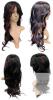 New 22" Long Wavy Synthetic Wig With Bangs, Black With Vibrant Red Streaks FS/2506 1B-Red#