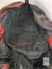 New 22" Long Wavy Synthetic Wig With Bangs, Black With Vibrant Red Streaks FS/2506 1B-Red# - 7