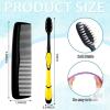 New 200 Pcs Bulk Toothbrushes and Pocket Combs Set Individually Wrapped - Soft Bristle Toothbrush for Travel Donations Hotels Homeless Shelter Nursing Home Charity Church Community Outreach - 2