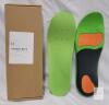 Orthopedic Arch Support Shoe Insoles, Trim-to-Fit, Unisex, Size US 8-12, Green/Black/Orange