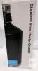 64 oz Double Wall Stainless Steel Howler Growler, Black, Swing Top Lid, Leather Strap