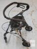 Mobility Rollator Ealker /Seat, Brakes and lightweight aluminum frame