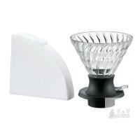 Hario Immersion Dripper Switch SSD-360-B, 360mL, Heatproof Glass, With Paper Filters, Made in Japan