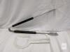 Mixed Kitchen Utensils Set: Blue Cutting Mats, 2 BBQ Tongs, Lids, Food Mold & Cutter, - 4