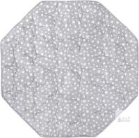 New Moonsea Octagon Playpen Mat, Grey Star Pattern, Non Slip 8 Panel Toddler Play Mat, Fits Regalo Extra Large Play Yard, Grey Star Octagon Playard Pad