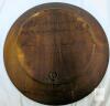 Antique German Wooden Family Crest Plaque with Hand-Painted Heraldic Design, Dated 1911 - 2