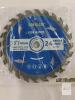 5.5" (140mm) Tungsten Carbide Circular Saw Blades, 24 Teeth, 1/2" Arbor, 11,000 RPM - 2
