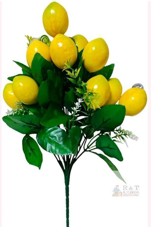 New Loonelo Artificial Lemon Tree Branch .