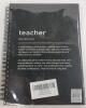 Zebra F-701 3-Pack Stainless Steel Ballpoint Pens 0.8mm + Teacher Spiral Notebook, New, - 2