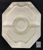 Kaiser Romantica 18" Porcelain Platter & Himark Harvest Weave 12.5" Divided Snack Tray - 3
