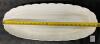 Kaiser Romantica 18" Porcelain Platter & Himark Harvest Weave 12.5" Divided Snack Tray - 5