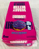 Legendary Foods Wild Berry Protein Sweet Roll, 8-Pack, 20g Protein, 6g Net Carbs, 18.1oz
