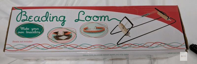 Adjustable Beading Loom with Accessories, Ideal for Bracelet Beading and Small Beadwork