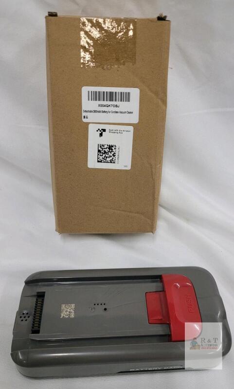 22.2V 2600mAh Lithium-ion Detachable Battery for TV106S Cordless Vacuum with Box, X004QK7OBJ