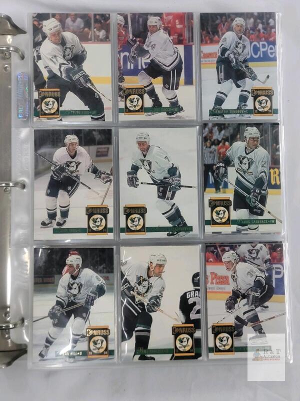 1993 - 94 Donruss NHL Hockey Trading Card Singles . 450+ Trading Cards in Binder
