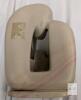 Abstract "Mother and Child" Stone Sculpture, Approx. 12" Tall, Beige/Off-White with Pinkish Streaks - 3