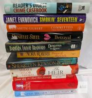 Mixed Books: Danielle Steel, Janet Evanovich, Elizabeth Gilbert, Bradford, Roberts, More