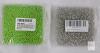 Bulk Glass Seed Beads 2mm Green (10,150pcs) & 4mm Clear (Est. 5,000pcs) Jewelry Craft Packs