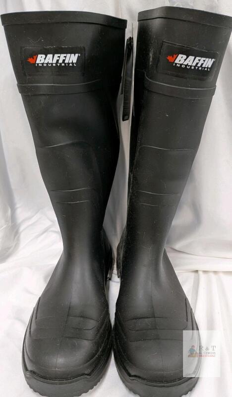 new Baffin Blackhawk Steel Toe Industrial Work Boots, Size 11, Waterproof, Made in Canada