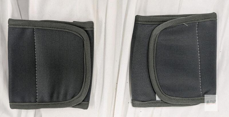 Reusable Castor Oil Foot Pack Pair &ndash; Adjustable Velcro Closure, Soft Cotton Flannel Inner Layer