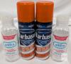 Barbasol Sensitive Skin 2oz Shaving Cream (2) + Allora Hand Sanitizer 2oz 72% Alcohol (2)