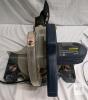 Mastercraft 8-1/4" Compound Mitre Saw, 120V, 9A, 4500RPM, Model 55-6814-8, Dust Bag, WO21305 operational