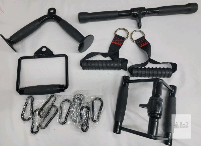 New - Home Gym Cable Attachment Kit . See Photos