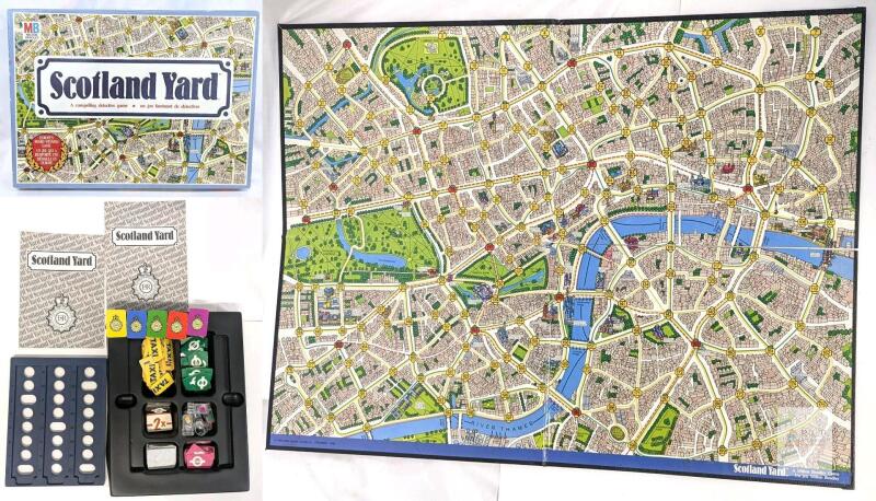 Vintage 1985 Milton Bradley SCOTLAND YARD Compelling Detective Game,