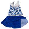 New Size XL Women's 2-Piece Tankini Skort Swimsuit Set - 3