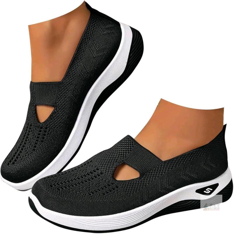 New Size 40cn (8) Women's Orthopedic Shoes Breathable Mesh Walking Shoes Comfortable Slip on Sneakers, Non Slip Food Service Lightweight Sneaker, Comfort Nurse Shoes Arch Support Sneakers