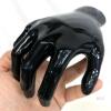 New Hand Shaped Wall Mounted Hooks Storage Rack Resin Practical Clip Multifunction Clothes Towel Hook Coat Key Hanger for Hallways Closet Towels, Black - 3