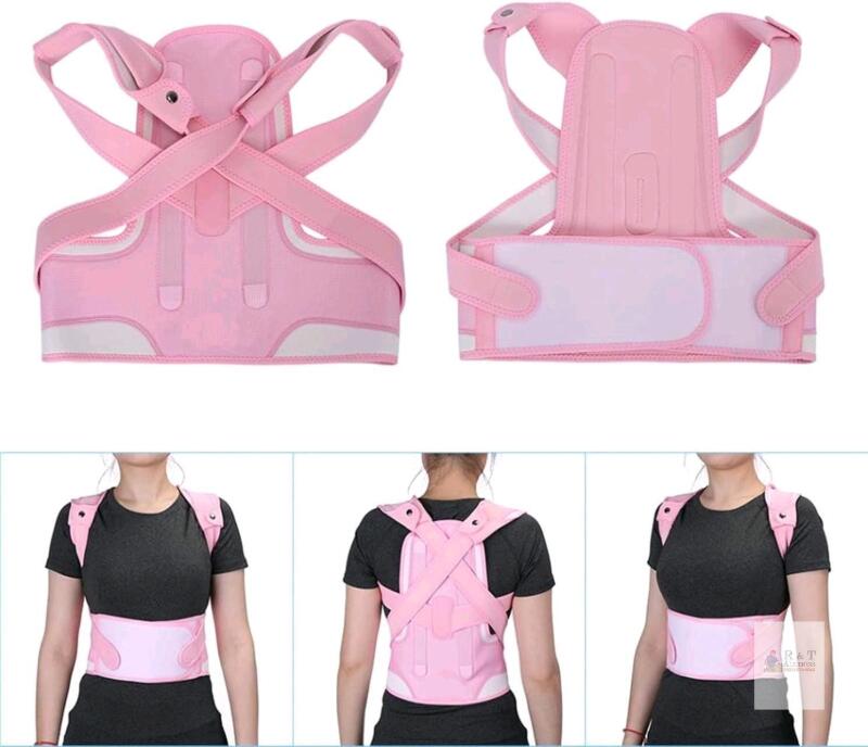 New Size SM Girls' Rear Corrector Adjustable Children Corrector Back Support Belt Children Orthopedic Corset for Kids Spine Back Lumbar Shoulder Braces Health and Relaxation