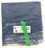 New DecorIHome Decorative Throw Pillow Covers 18x18 Set of 2 Square Faux Linen Outdoor Neutral Farmhouse Coastal Pillow Covers with Stitched Edge for Couch Sofa Living Room, Dark Blue - 2