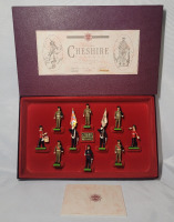 Britains ' The 22nd. Cheshire Regiment ' Toy Soldier Lead Miniatures